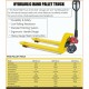 Hand pallet truck manual hydraulic load 3 tons CLARKTEC CBY-AC 3.0